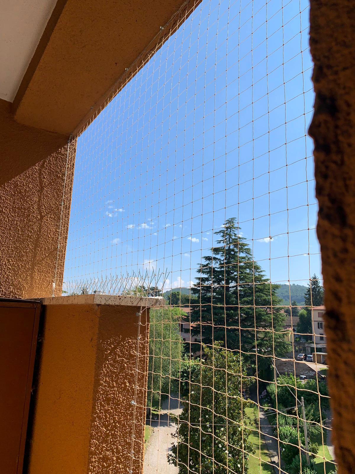 Reti anti intrusione balcone