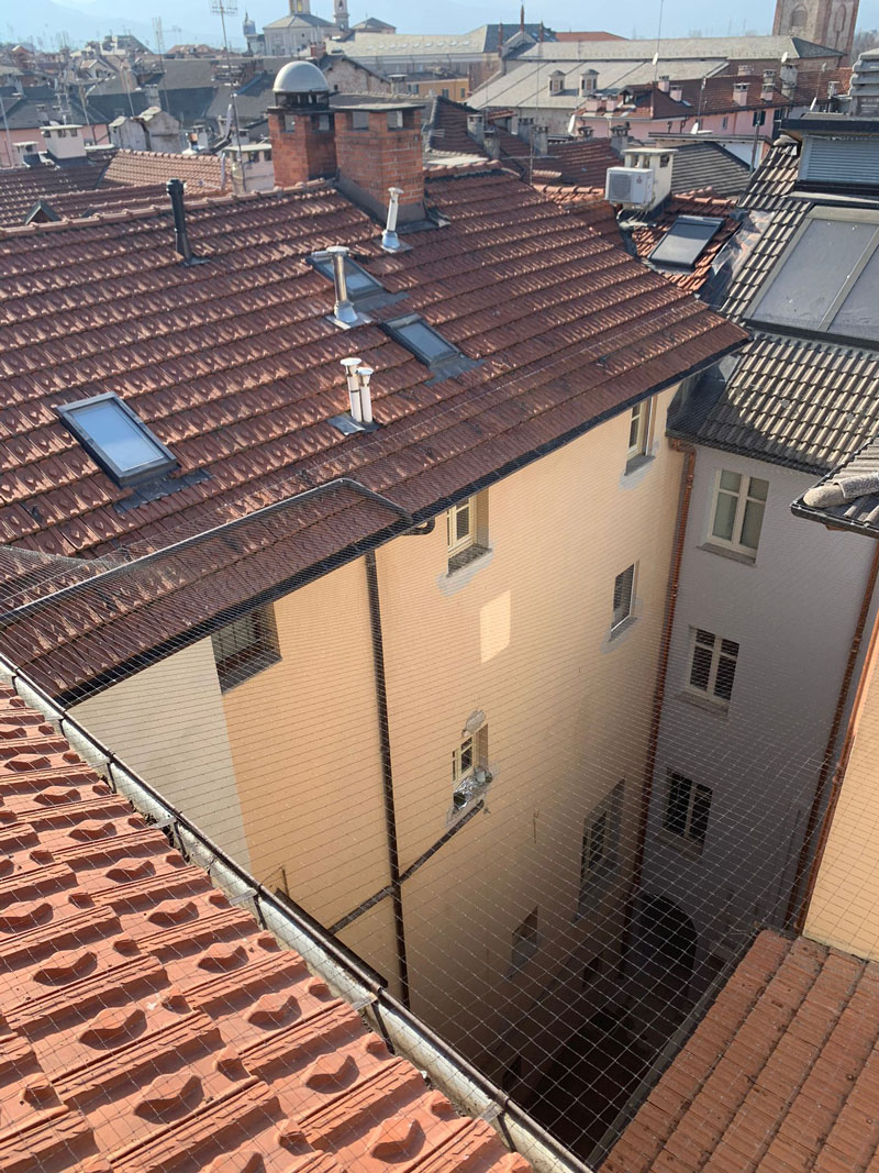 Reti anti intrusione cortile